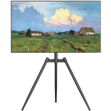 RFIVER Tripod Easel TV Stand for 32-65 Inch LED LCD OLED Screen - Swivel and Height Adjustment TV Floor Stand - Max VESA 400x400mm - Max Load 35kgs -