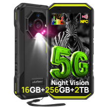 Ulefone Armor X32 Pro 5G Rugged Smartphone, 16GB+256GB/2TB, 64MP+25MP Night Vision 5.65" Corning Gorilla Glass Upgradable to Android 15, NFC 3-Card S