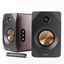 Roxel Nova Active Bookshelf Speakers, 100-Watt RMS Power, Wireless BT 5.4 Streaming, HDMI ARC,Optical Input, 3-Metre Speaker Cable, Dynamic Sound for