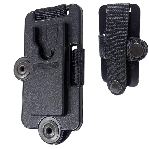 Klick Fast MOLLE System Dock Klickfast Secure Rotating Locking System Click Fast With Cross Webbing Straps and Lock Button Stud for Torch, Radio, Wal 2