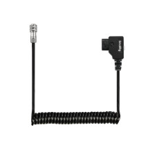 SMALLRIG D-TAP to BMPCC 4K/6K Coiled Power Cable Suitable for Blackmagic Pocket Cinema Camera 4K / 6K for V Mount Gold Mount Battery, Weipu SF6 2 Pin