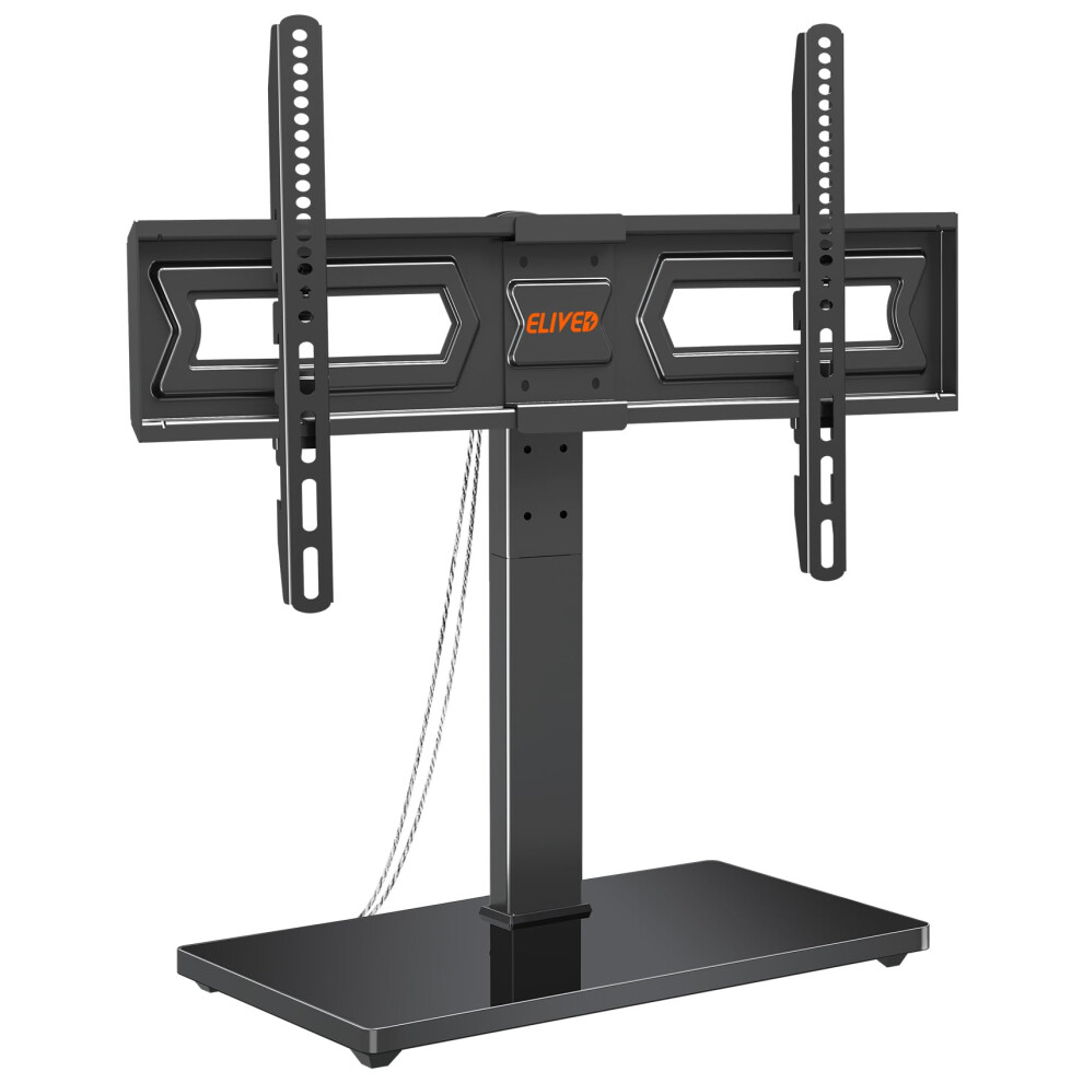 Elived Swivel Table Top Tv Stand For Most 37"-70" Tvs With Max Vesa 600X400mm Up To 40Kg, Height Adjustable Tv Stand For Plasma, Lcd, Led, Oled Flat/ 93252751