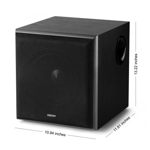 Edifier Edifier T5 Powered Subwoofer - 8 Inch Driver - 70 Watt (Black) 1