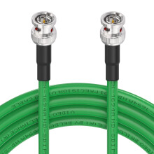 Superbat 3G/6G/12G SDI Cable 5m BNC Male to Male Belden 1694A(Green) SDI Video Cable 75ohm for HD Camera CCTV Monitor Video Equipment Supports HD-SDI