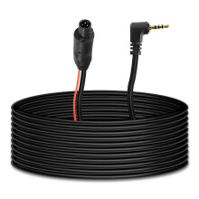 MEIRYFA 4 Pin Dash Cam Cable Rear View Camera Wire 4 Pin Male to 2.5mm Male Plug Car Backup Camera Reverse Mirror Extension Cord for Trucks,RV,Bus (1