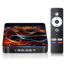 Android 14 TV Box, 2025 Android TV Boxes RK3518 with Quad-Core 64bit Cortex-A53 CPU Support WIFI6 4K HD BT5.0 2.4G/5G Dual WiFi 100m Ethernet 2GB RAM
