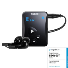 Tin-Nik DAB-398S Portable Digital DAB Radio, DAB+/DAB/FM Mini Radio, Pocket FM Radio with Earphones, OLED Display, Rechargeable Battery for Sports,Ru
