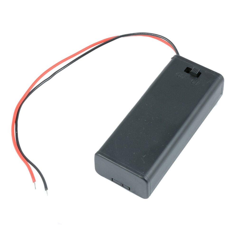 Aaa X 2 Enclosed Battery Holder Box With Switch 83614118