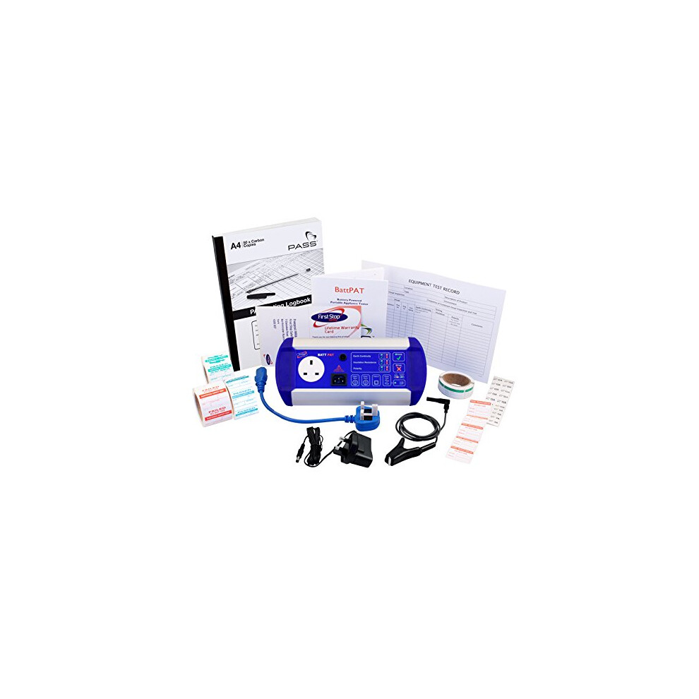 New First Stop Safety Battpat Pat Tester + Free Extra Items 32821970