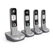 BT Advanced Z Cordless Landline House Phone, 100 Percent Nuisance Call Blocker, Call Block Button, Answering Machine, Quad Handset Pack