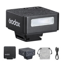 Godox iM20 iFlash Camera Flash 5 Flash Power Levels Mini Speedlite Built-in Rechargable Battery for Fuji,Canon,Nikon,Sony,Olympus,Panasonic Cameras