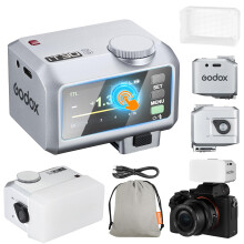 Godox iT30Pro-S iT30Pro S Mini Camera Flash with White Diffuser Speedlite560 Flashes at Full Wireless Master & Receiver Power 2.4G TTL Touchscreen fo