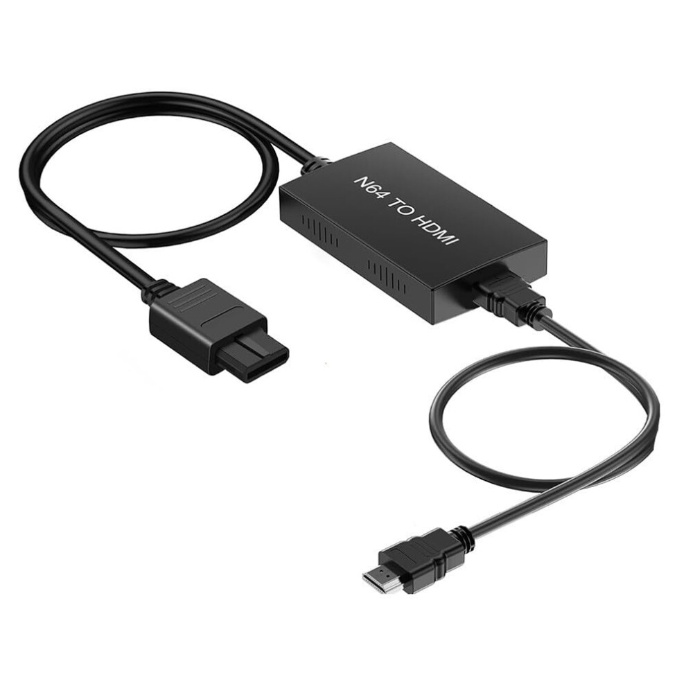 N64 To Hdmi Converter Adapter, Hdmi Cable For N64, Gamecube, Snes, Gaming Accessory 34731598