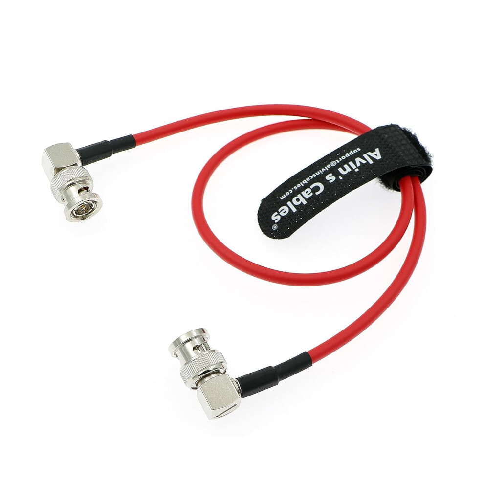 Photos - Cable (video, audio, USB) Alvin's Cables 12G SDI Flexible Coaxial Cable BNC Male to Male Right Angle for RED Komodo| Atomos Monitor 75 Ohm Shielded Ca