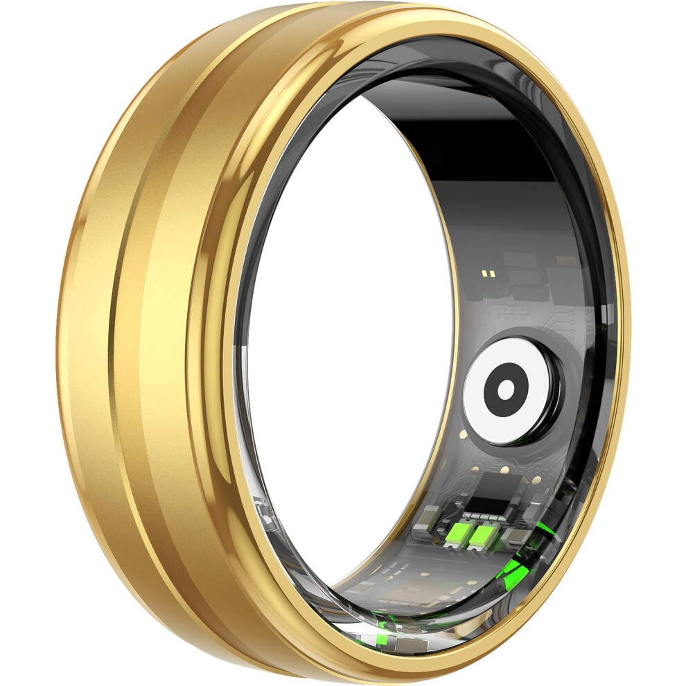 Findtime Smart Ring Fitness Ring Heart Rate Monitor Sleep Tracker Blood Oxygen Pedometer Calories Step Counter Fitness Tracker Health Ring 5Atm Water