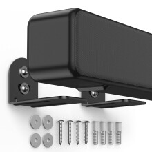 HomeMount Universal Soundbar Wall Mount, Metal Holder, Depth to 92mm