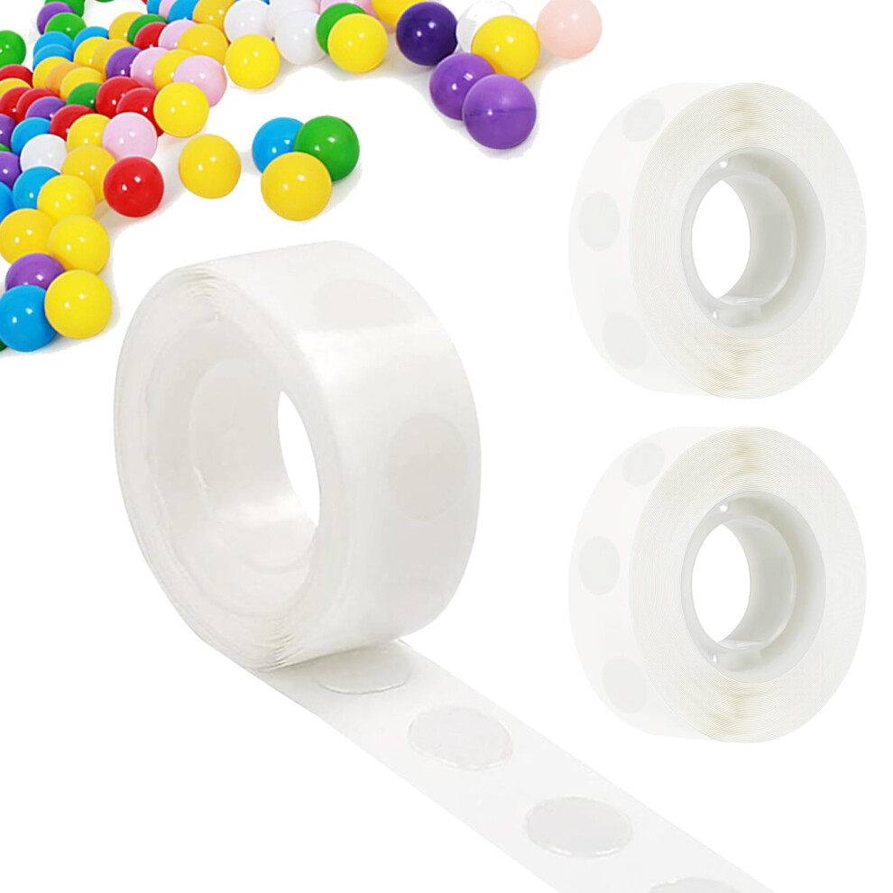 200Pcs Balloon Glue Dots Double Sided Adhesive Dots Stickers Glue Points,Removable Balloon Sticky Dots Tape For Birthday Party Wedding Xmas Decor Diy 73903116