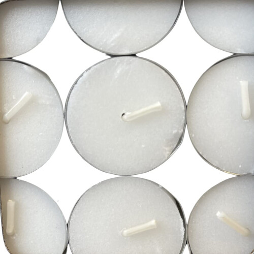 Requisite Needs Tea Light Candles 8 Hour Burn Time White Unscented (Pack of 100) 1