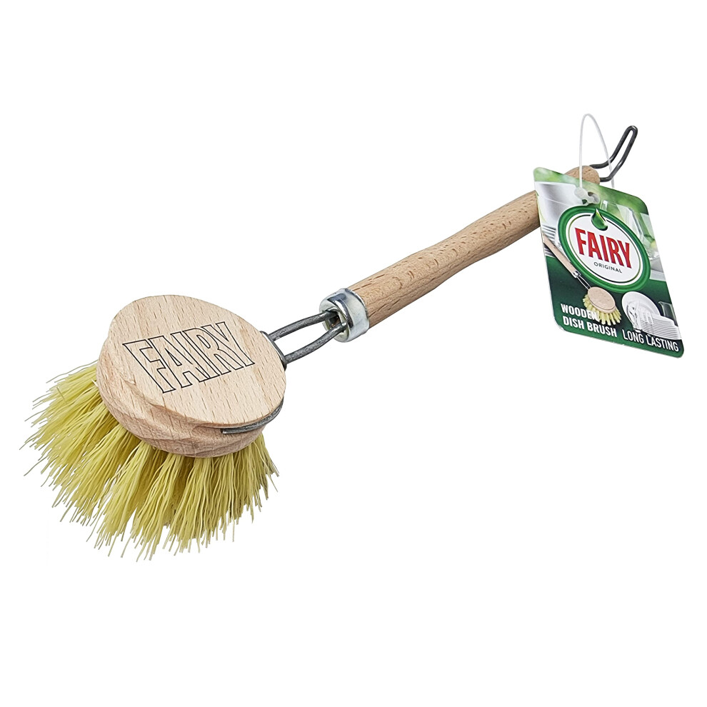 Addis Fairy Original Wooden Washing Up Dish Brush, Single