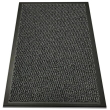 Large/Small Grey Barrier Mat Heavy Duty Indoor Outdoor Dirt Trapper Door Mat Non-Slip Entrance Rug Shoes Scraper Absorbent Carpet (90cm_x_150cm)