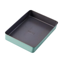The Great British Bake Off Brownie Tin, for Flapjacks, Brownies & Other Tray Bakes, Non-Stick Sheet for Oven, Official GBBO Logo, Non Stick Carbon St