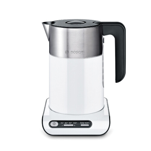 Bosch Bosch Styline TWK8631GB Variable Temperature Cordless Kettle, 1.5 litres,3000W - White