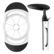 Asdirne Apple Slicer & Corer Set, Apple Cutter and Fruit Slicer with Sharp Stainless Steel Blades and Ergonomic Non-Slip Handles, Ideal for Cutting a
