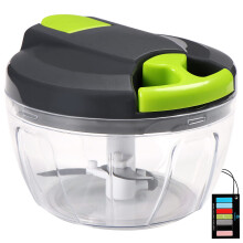 Sinnsally Manual Food Chopper Pull String,Hand Food Shredder,Onions Slicer Cutter Dicer,Garlic Slap Press,Manual Processor Vegetable Blender Chopping
