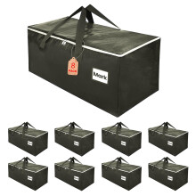 ZFWDSY Moving Boxes 8 Pack,93 Liters Clothes Storage Large Moving Bags with Handles Moving Totes for College Dorm or Christmas Decorations