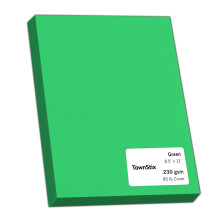96 Pieces - Green Cardstock 230gsm, 8.5" x 11"