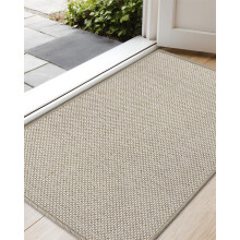 COLOR&GEOMETRY Door Mats Indoor, Woven Front Door Mat Inside, Non Slip, Absorbent, Washable Door Mat, Easy To Clean Doormat, Floor Mat For Entryway,