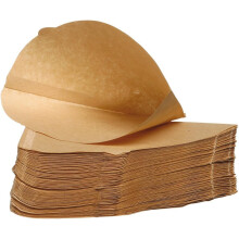 Filtropa Coffee Filter Papers Size 4, Unbleached, 100% Natural, Pack of 100