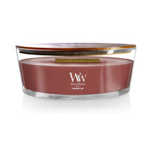 WoodWick Ellipse Scented Candle | Cinnamon Chai | with Crackling Wick | Burn Time: Up to 50 Hours