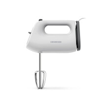 Kenwood QuickMix Lite, Lightweight Hand Mixer Twin Beaters with Slow Speed Start, SureEject Tool, Cord Wrap, HMP10.00WH, 300W Motor, Dishwasher Safe,