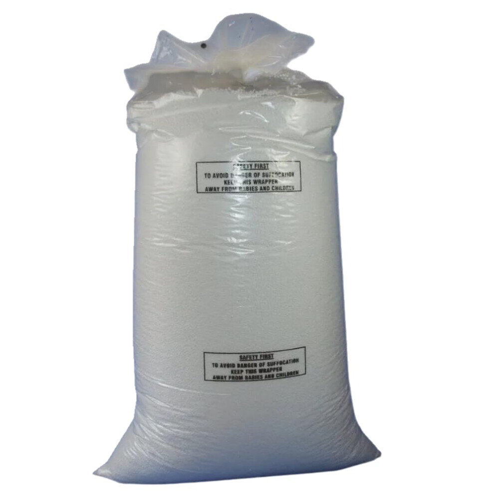 Silver Star Bean Bag Filling Refill Booster Polystyrene Beads, Various Sizes (20 Cubic Feet)