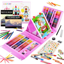 KINSPORY 290 PCS Art Set for Kids, Deluxe Coloring Drawing Art Supplies Case Gift for Teens Boys Girls 4 5 6 7 8 9 10 11 12