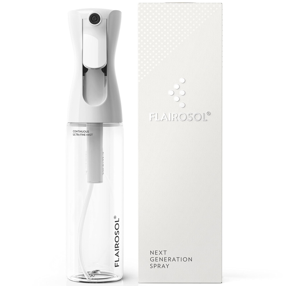 Flairosol , The Original, Spray Bottle, Continuous Mister For Hair And Beauty, Home Care And 1,001 Uses. Trusted By Professionals. Patented Technology