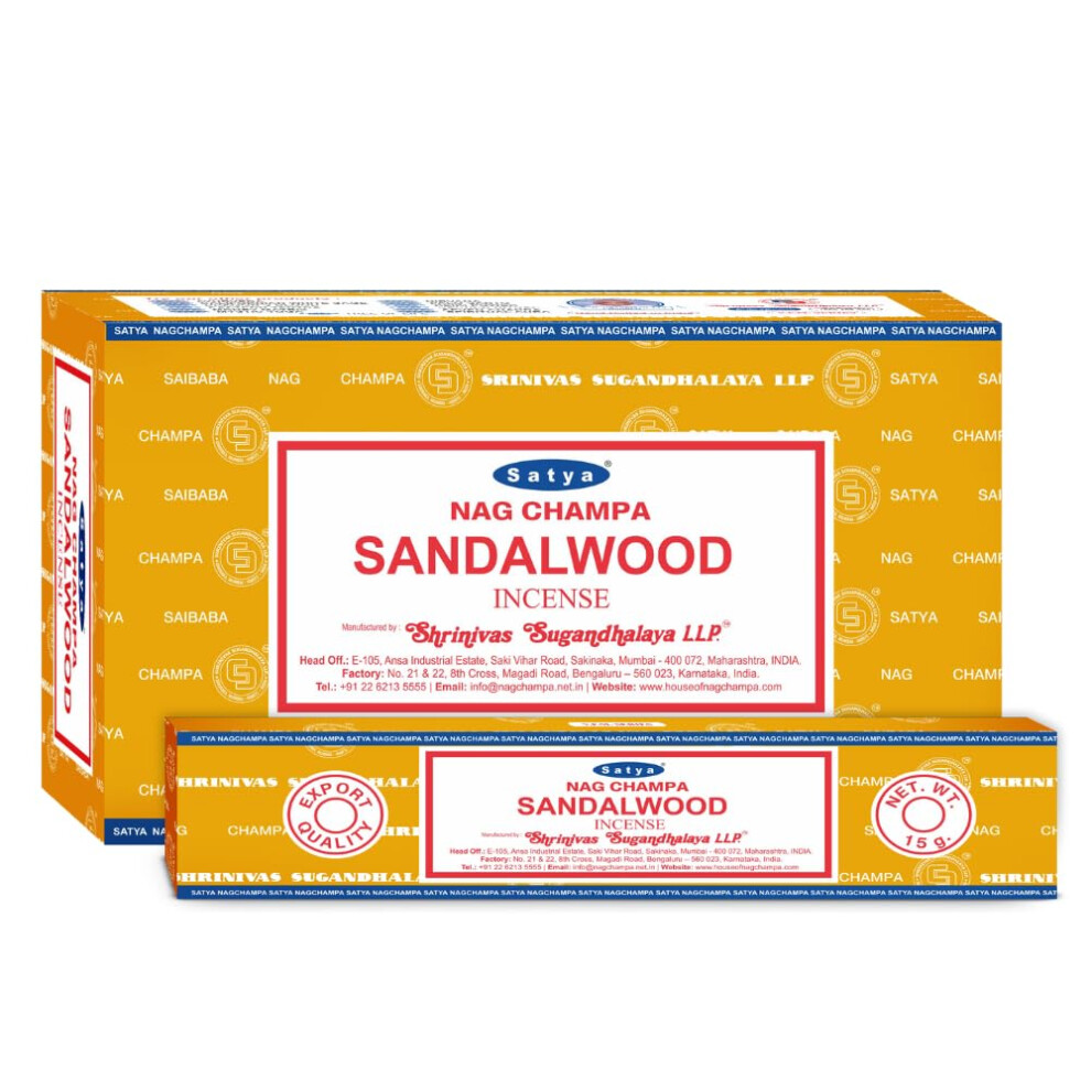 Satya Nag Champa Sandalwood Incense Sticks-image-OPC-PMGTGGP-NEW
