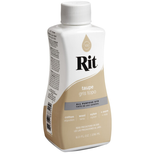 Rit Dye: Liquid, Taupe, 236ml 1