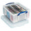 Really Useful Really Useful Box Plastic Storage 18 Litre Clear (Pack Of 3) 6