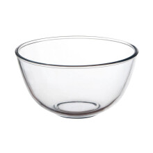Pyrex Bowl 0.5 Litre / 500 ml, Clear, 144(Ø)mm - Dishwasher, Microwave, Freezer, Refrigerator & Conventional Oven Safe - Toughened Glass, Professiona