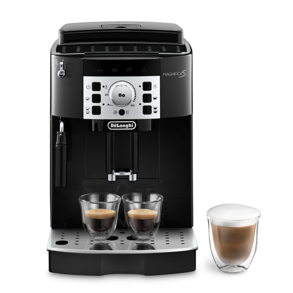 De'longhi Magnifica S, Automatic Bean To Cup Coffee Machine, Espresso And Cappuccino Maker, Ecam22.110.b, Black