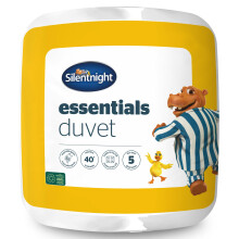 Silentnight Essentials King Size Duvet - 10.5 Tog All Year Round Quilt Duvet Ideal for Summer and Winter Comfortable Soft - Hypoallergenic and Machin
