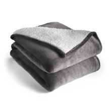 Silentnight Snugsie Giant Blanket - Fleece Throw Plush Blanket Super-Sized with Warm Sherpa Fleece Inside Reversible for Whole Family Sofa Couch Bed