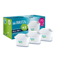 BRITA Filters for Maxtra+ Water Filter Jug, Plastic/Carbon/Resin 3 Filtri Bianco