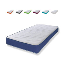 eXtreme comfort ltd Hybrid Cooltouch Colours Mattress | Blue | Double (135 x 190cm) | Memory Foam and Coil Spring | Cooltouch Breathable Cover | Plus