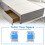 ComfoRest King Size Divan Bed with 2 Drawers - 5FT - (Silver Plush) - Durable Frame for Modern Interiors - Functional Design for Large Spaces - Versa 4