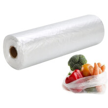 JKG 400 x Medium Food and Sandwich Bags | Fridge Freezer Food Bags Rolls - Kids Sandwich bags | Clear Plastic Food Bags All Types of Food Preservati