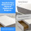 ComfoRest King Size Divan Bed with 2 Drawers - 5FT - (Silver Plush) - Durable Frame for Modern Interiors - Functional Design for Large Spaces - Versa 5