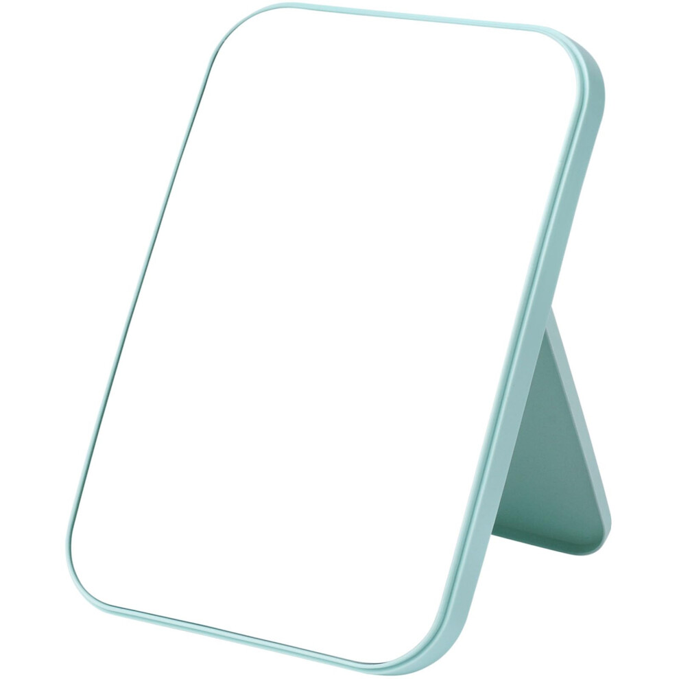 Osdue 20 * 13.4Cm Makeup Mirror, Foldable Desktop Vanity Mirror Portable Rectangular Makeup Travel Mirror With Stand, Desktop Vanity Mirror For Offic